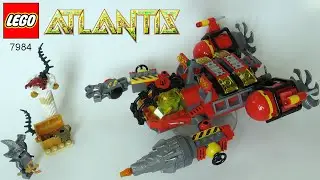 LEGO ATLANTIS - Deep Sea Raider (SET 7984 Speed Build Instructions)