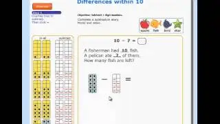 Ten Frame Subtraction for Problem Solving