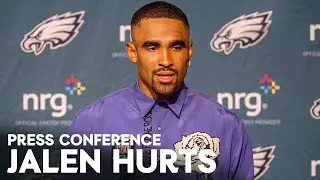 Postgame Press Conference: Jalen Hurts | Philadelphia Eagles vs. New England Patriots