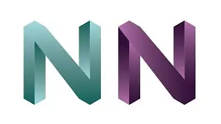 N Letter Logo Design Illustrator | 3D Logo Design 