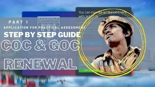 How to Apply COC and GOC in Marina MISMO Pt 1: Applying for Practical Assessment (License not used)