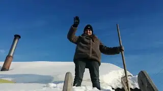 Снег в бензобак Киа Рио/в деревне