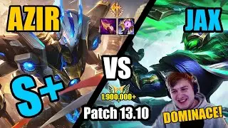 Azir 🐦TOP vs Jax [S+ Hra] CZ/SK (13.10 Patch) Dominace!⚠️