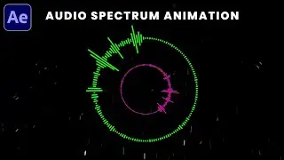 Audio Spectrum Animation in After Effects 2025 | No Plugin | Easy Tutorial
