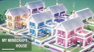 Minecraft: Build a neighborhood with colorful houses (#98)