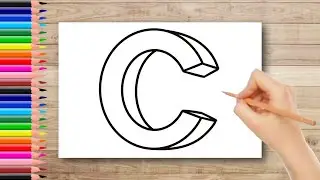 How To Make 3D Letter 'C'