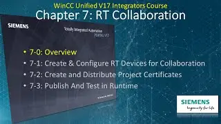 WinCC Unified V17 # 24: RT Collaboration & Certificate Manager Overview 📜🔐 