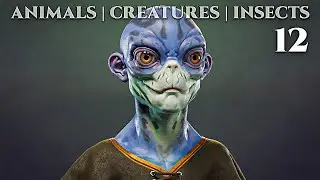 Animals - Creatures - Insects  / Creature bust 12 - Blender 2.82