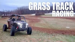 RZR TURBO S GRASS TRACK RACING WIDE OPEN
