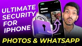 How to Lock & Hide Photos & WhastApp in iPhone? ULTIMATE Secret Settings 🤫🔒