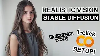 Realistic Vision - Stable Diffusion 1-CLICK Google Colab Setup