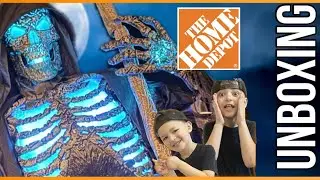 HOME DEPOT LEVITATING REAPER 2024 UNBOXING & DEMO | HOME DEPOT HALLOWEEN ANIMATRONIC 2024