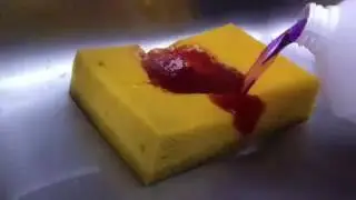 ISLAK SÜNGERİN ÜZERİNE SÜLFÜRİK ASİT DÖKMEK