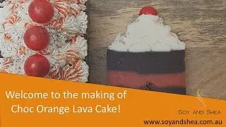 Choc Orange Lava Cake Cold Process Soap