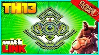 *SHARP* NEW Town Hall 13 (TH13) Base 2020 with Copy Link - TH13 War Base - Clash of Clans