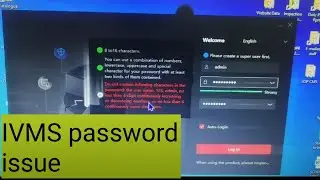 IVMS password issue | IVMS password error | IVMS password problem | IVMS registration Password error