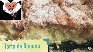 Como fazer Torta de Banana/Farofa, Super rápida e fácil - SemeiArte -