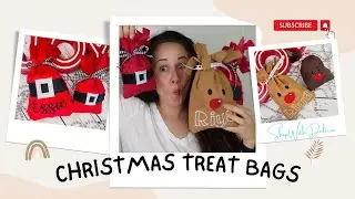 In The hoop Christmas Treat bags | Single needle Embroidery machine