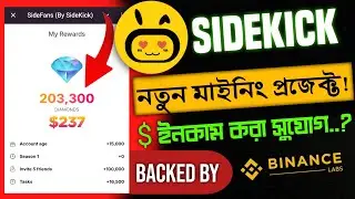 Sidekick Telegram Mining Bot || Sidekick Airdrop Listing Date || Binance Backed Project | Sidefans |