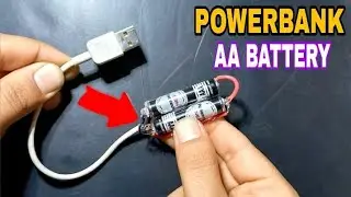 AMAZING IDEAS! Make Powerbank With AA Battery in home