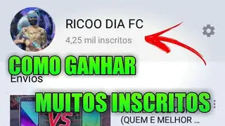 COMO GANHAR INSCRITOS COM CANAL DE FREE FIRE EM 2020