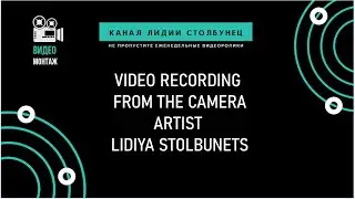 Video camera footage. Artist Lydia Stolbunets.