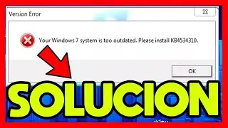 ✅ROBLOX KB4534310 [ERROR YOUR WINDOWS 7 SYSTEM IS TOO OUTDATED]