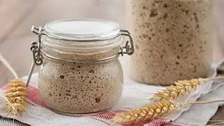 Rye Sourdough. STEP-BY-STEP recipe for bread sourdough. Yeast-free BREAD. How to remove the leaven.