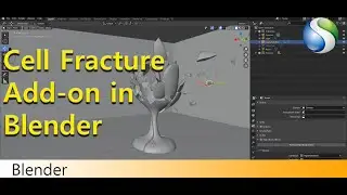 Shatter Effect with Cell Fracture Add-on in Blender 2.83 Tutorial