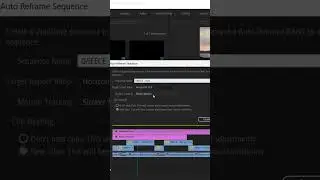 Auto reframe sequence In Premiere Pro