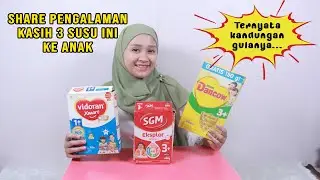 BATTLE SUSU DANCOW, SGM, DAN VIDORAN XMART | mana yang lebih banyak mengandung gula???