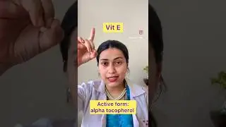 Is Vitamin E an important vitamin ? 🤔How does it cause anemia?🥺Why is it good for skin?🧏🏻‍♀️