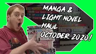 October 2020 Manga And Light Novel Haul | I SPENT MONEY ON MANGA!