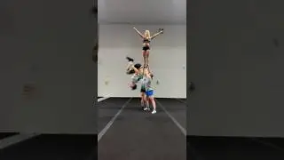 Finally had a go at this challenge 😅 Harder than it looks!! #cheerleading #stunting #backtuck