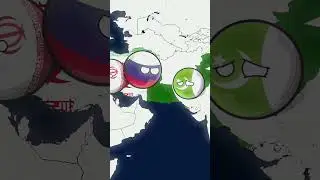 Iran VS Pakistan Countryballs| #shorts #countryballs #fypシ  #viral #edit #military