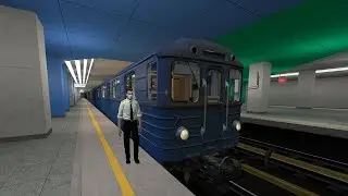 Модернизированный московский метровагон 81-710 Еж3 РУ1|Gmod Metrostroi FS#2