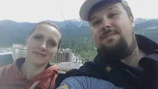 Архыз, подъем на канатной дороге.