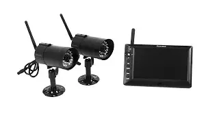 First Alert Digital Wireless Recording System with 7-Inch LCD Display and 2 Cameras (DWS-472)