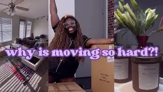 MOVING INTO MY APARTMENT! 📦 unpacking, decorating, organizing