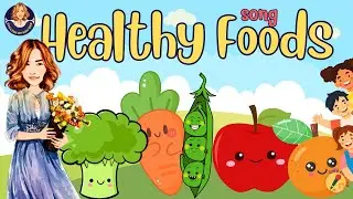 เพลง Healthy Foods อาหารเพื่อสุขภาพ #ครูดาว  #english #healthy #food #childrensong