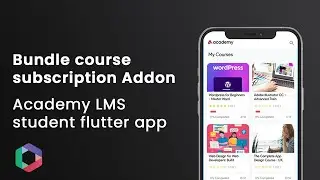 Bundle course subscription aadon of Academy LMS student flutter app