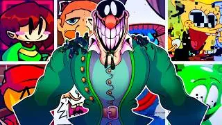TREASURE ISLAND but Every Turn a Different Character Sings🎙 (FNF Treasure Island BETADCIU)