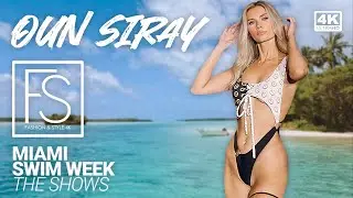 OUN SIRAY Miami Swim Week - Clarissa Bowers Swimwear Fashion Runway 4K Bikini Models The Shows S23