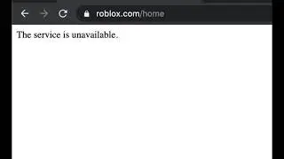 Roblox System Error (The service is unavailable)