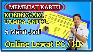 Cara Membuat Kartu Kuning Secara Online Terbaru 2024 Mengunakan PC Dan Headphone