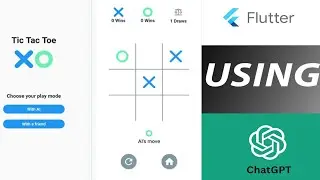 Tic tak toe in flutter with chatgpt | Live Coding with chatgpt | Coding sikho chatgpt