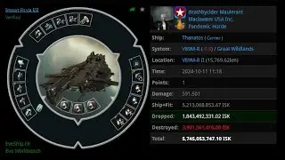 [EVE ONLINE / AMC] 11 OCT 2024 Killed Thanatos in Great Wildlands