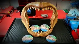 HUGE 3D Printed Great White Shark Jaws