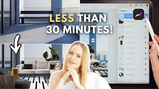 Balcony Makeover / iPad for Interior Design