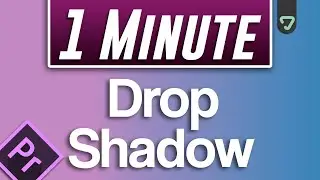 Premiere Pro CC : How to Add a Drop Shadow to Text and Images [Bangla Tutorial]